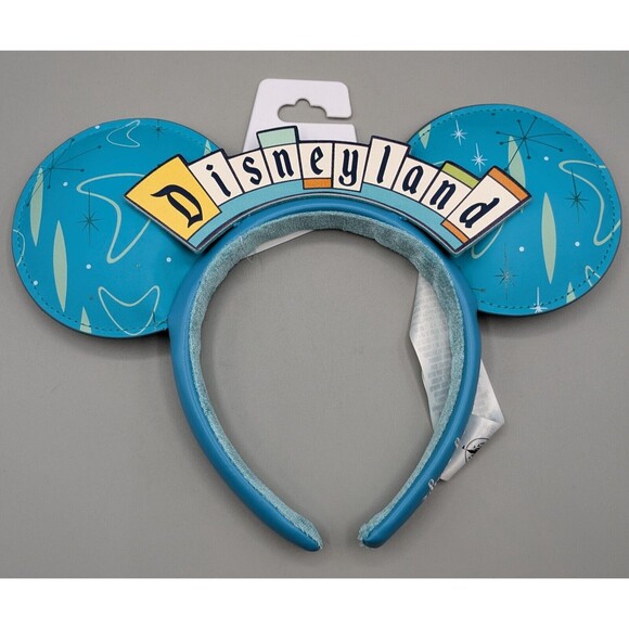 2023 Disney Parks D23 Expo Disneyland Retro Marquee Sign Minnie Ears Headband - Picture 1 of 4